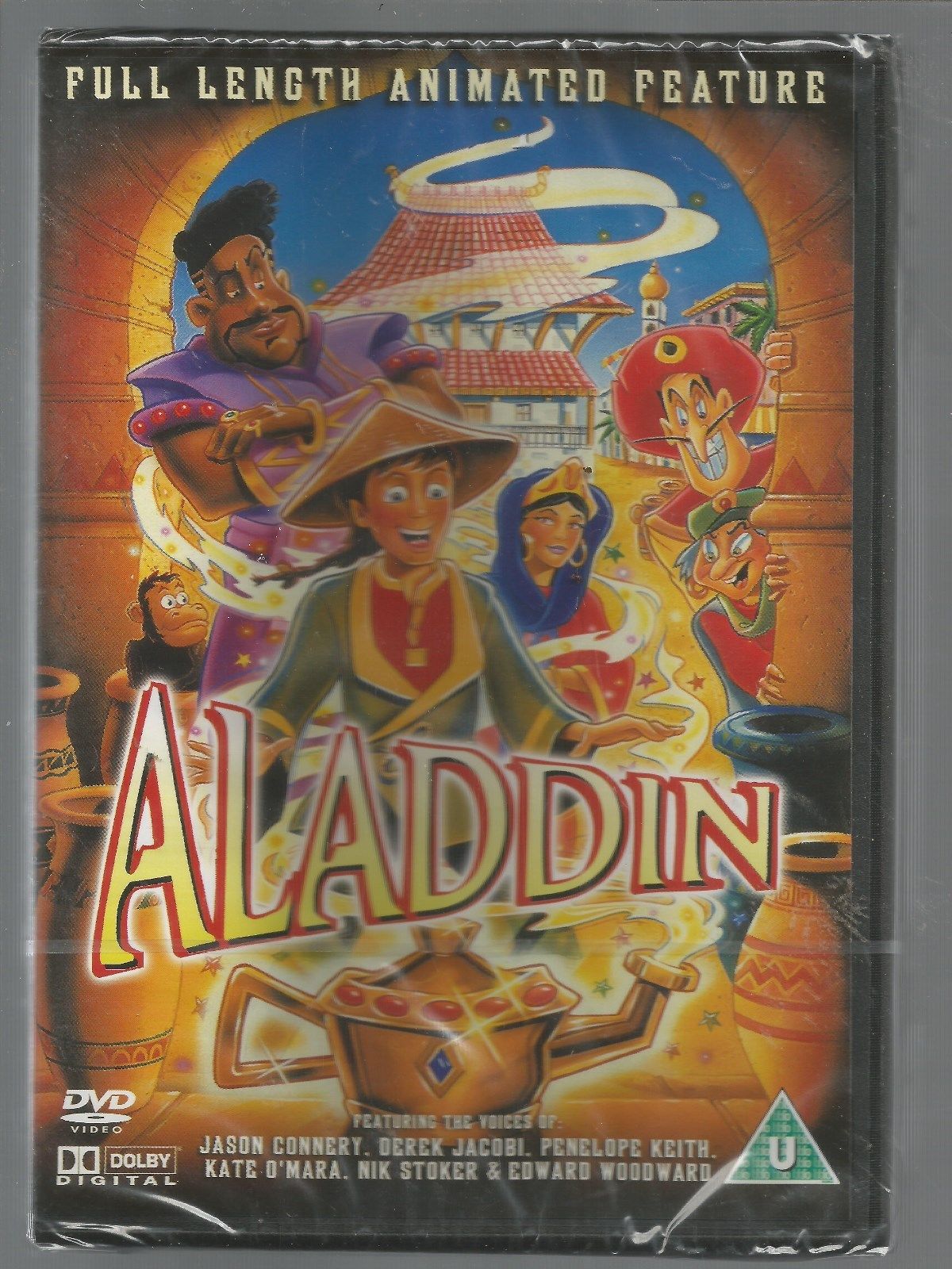Tecknat Barn Svenska:Aladdin (1992 Bevanfield Films AB) VHSRIPPEN (Engelska) Hela Filmen (4D)